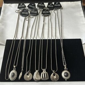 J465 Craft Bulk Bundle of 8 NWT New York & Co Chain Necklaces
